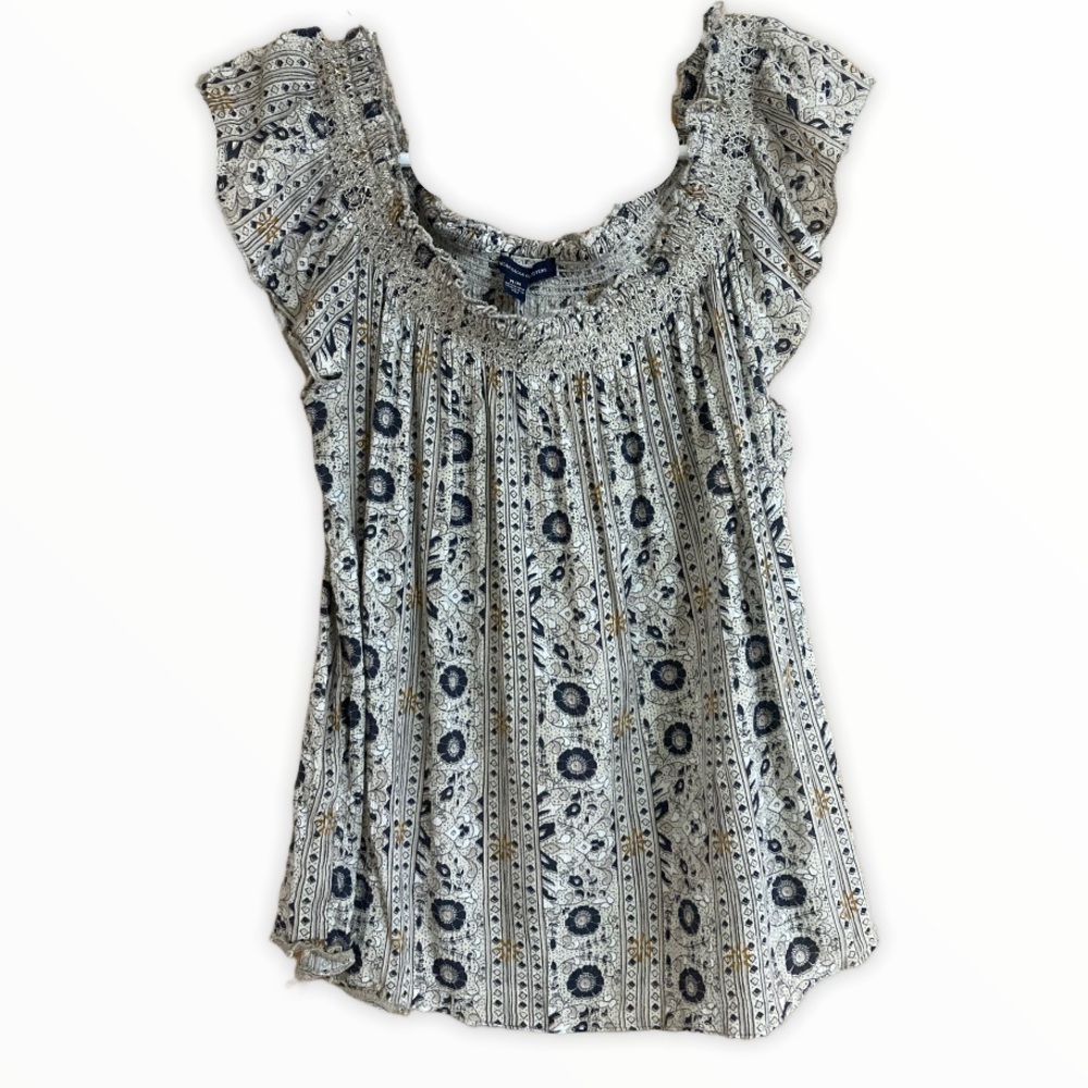 American Eagle Loose Fit Boho Tank Top